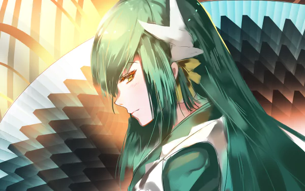 green hair Fate (Series) Kiyohime (Fate/Grand Order) Berserker (Fate/Grand Order) Anime Fate/Grand Order HD Desktop Wallpaper | Background Image