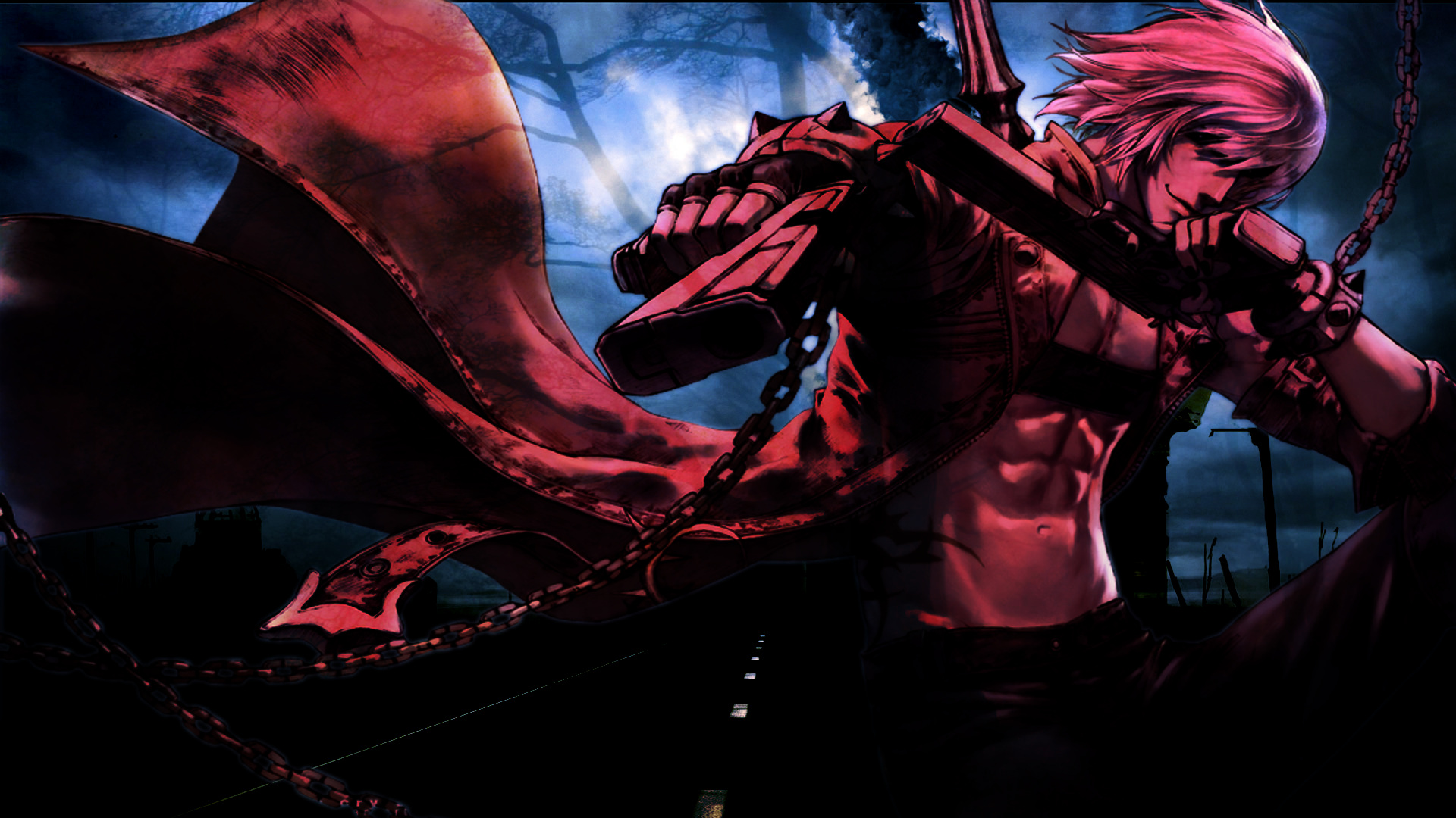 Wallpaper dante, devil may cry, artwork, video game desktop