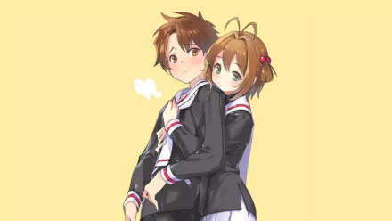 Syaoran Li Sakura Kinomoto Anime Cardcaptor Sakura HD Desktop Wallpaper | Background Image