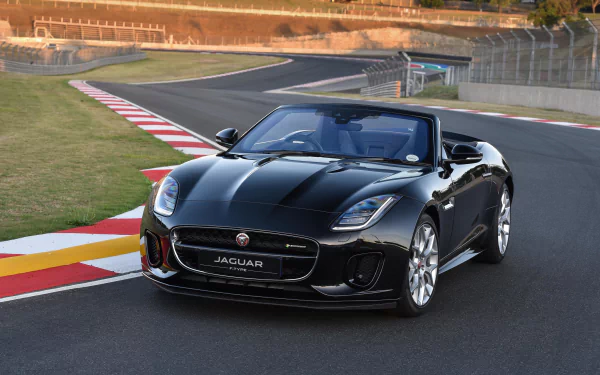 supercar black car car Jaguar (Car) vehicle Jaguar F-Type HD Desktop Wallpaper | Background Image