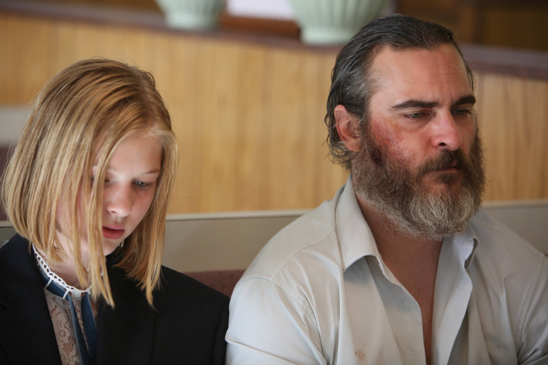 Download Ekaterina Samsonov Joaquin Phoenix Movie You Were Never Really Here 4k Ultra HD Wallpaper