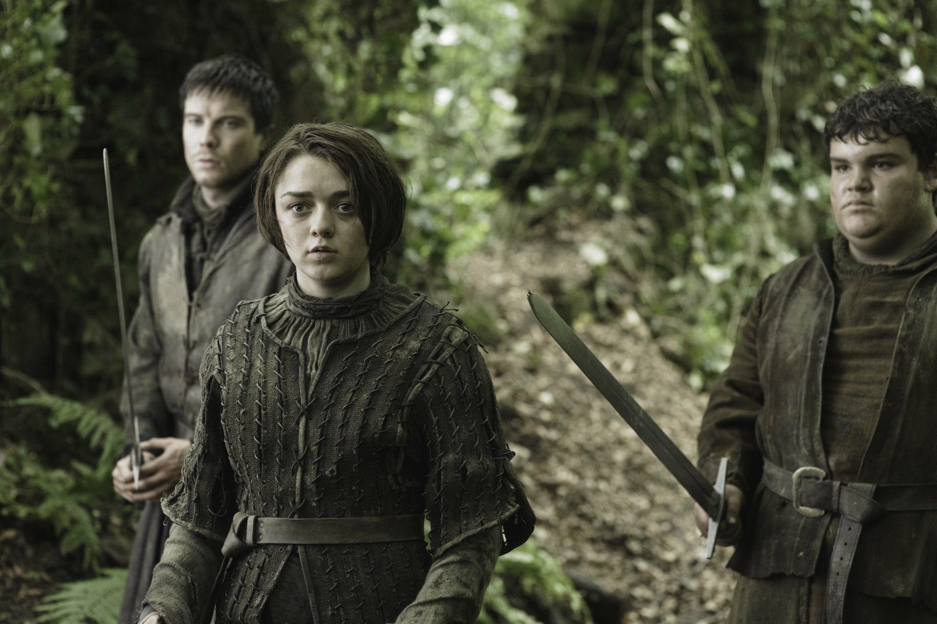 Download Maisie Williams Arya Stark Joe Dempsie Gendry (Game Of Thrones) TV Show Game Of Thrones 4k Ultra HD Wallpaper