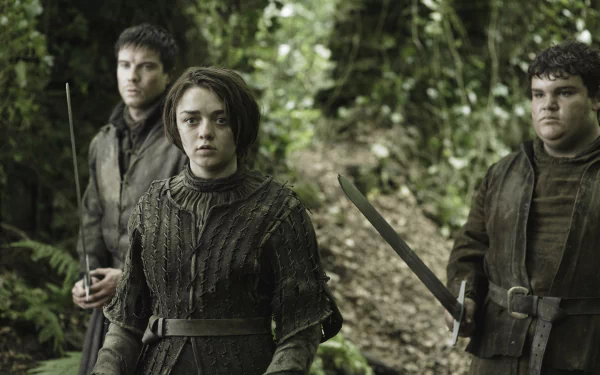 Maisie Williams Arya Stark Joe Dempsie Gendry (Game Of Thrones) TV Show Game Of Thrones HD Desktop Wallpaper | Background Image