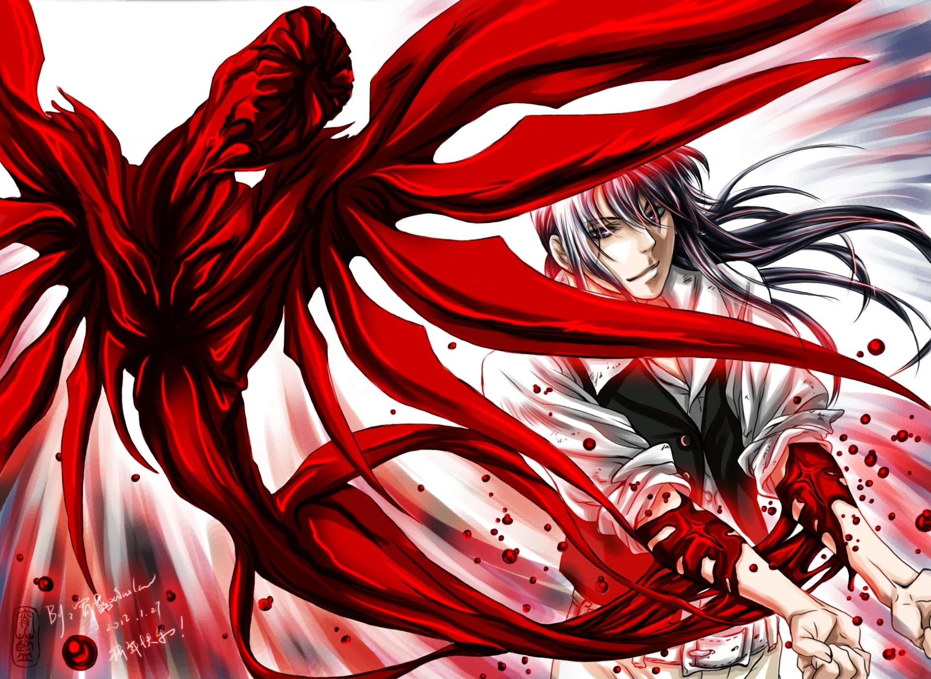 Download Yu Kanda Anime D.Gray-man HD Wallpaper by Hoshino Katsura