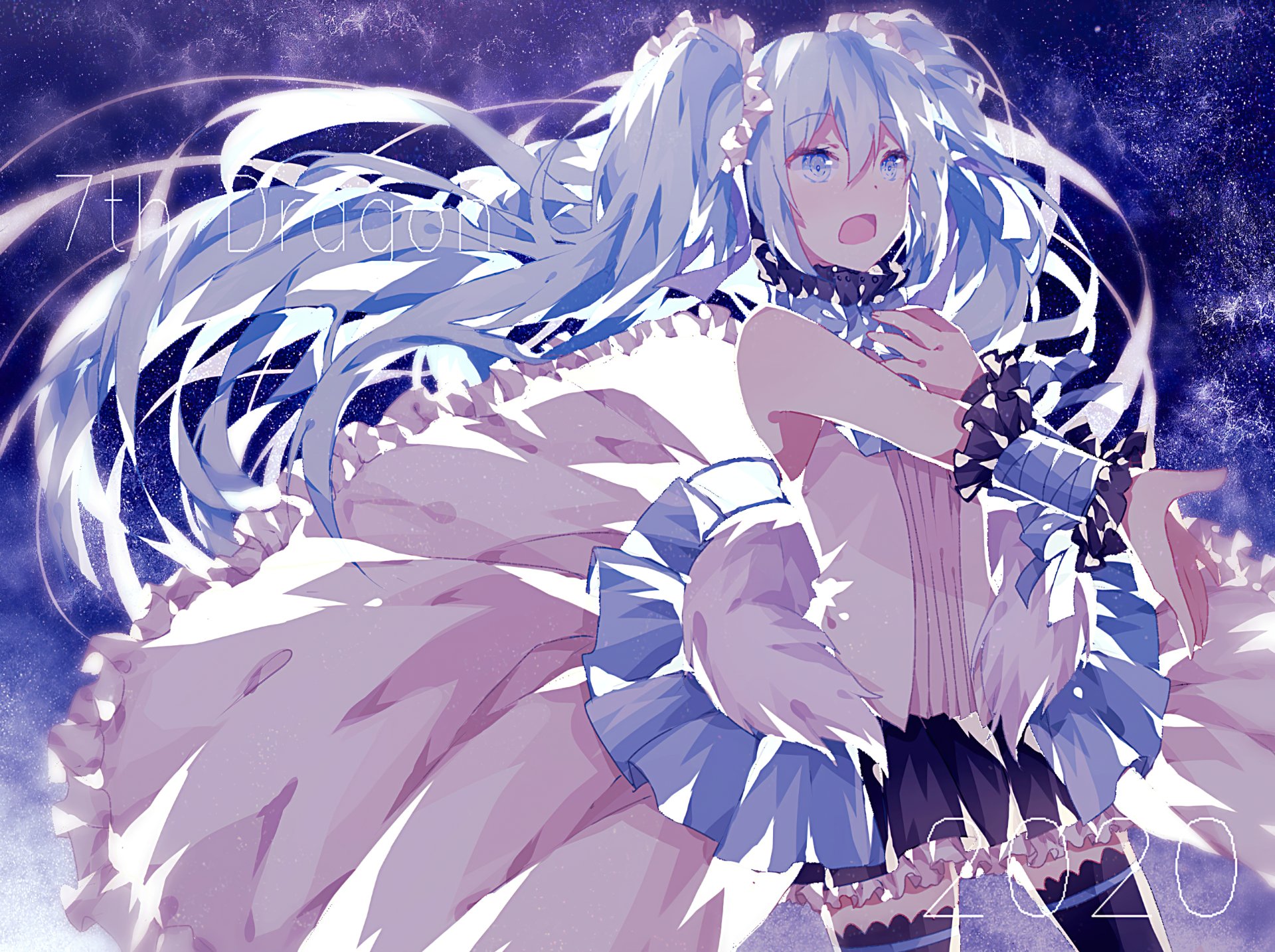 Download Hatsune Miku Anime Vocaloid HD Wallpaper by migolu