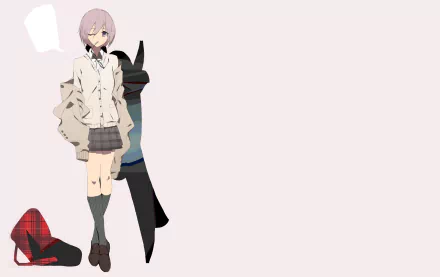 Mashu Kyrielight Anime Fate/Grand Order HD Desktop Wallpaper | Background Image