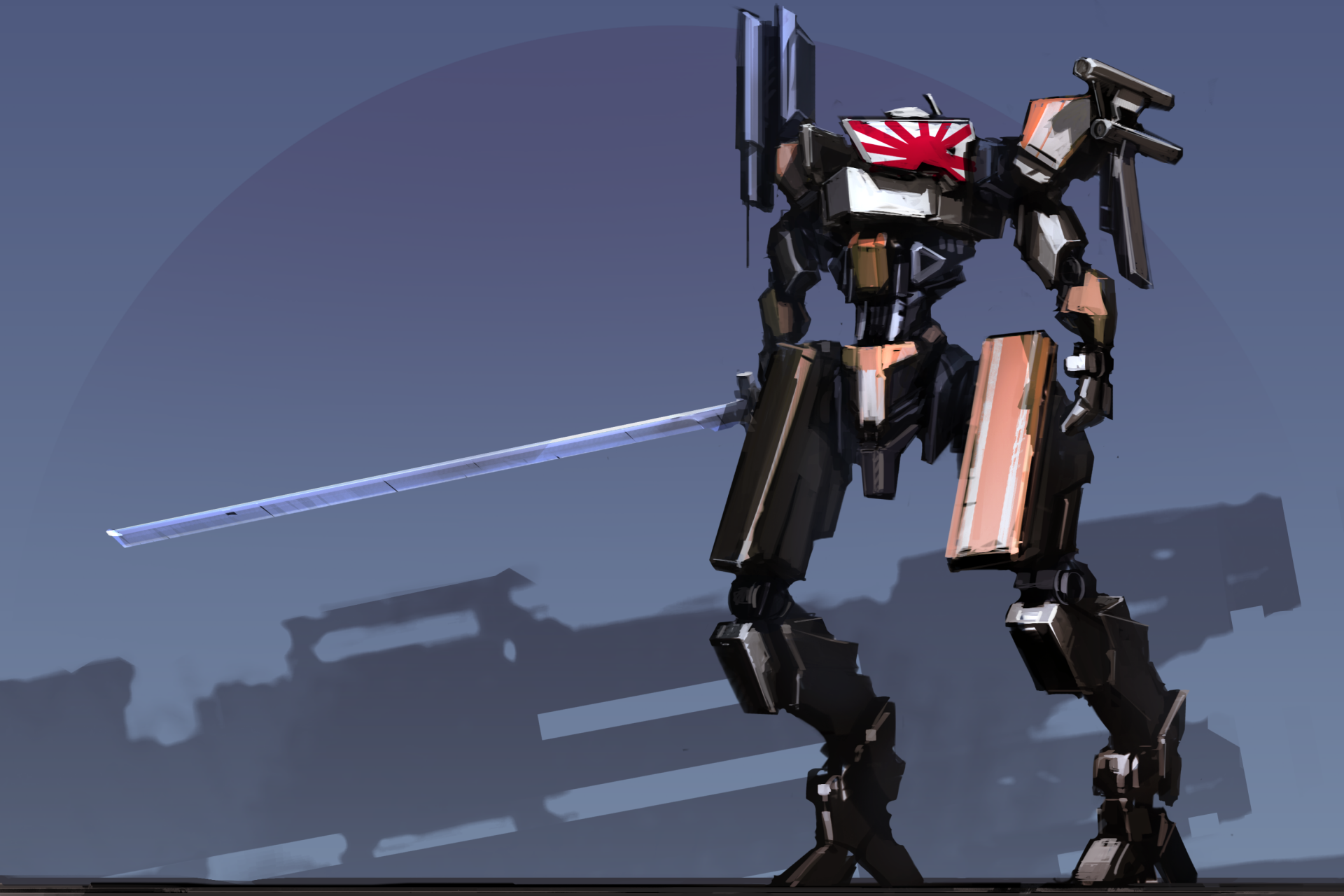 Download Sword Sci Fi Robot HD Wallpaper by ksenolog | 3000x2000 ...