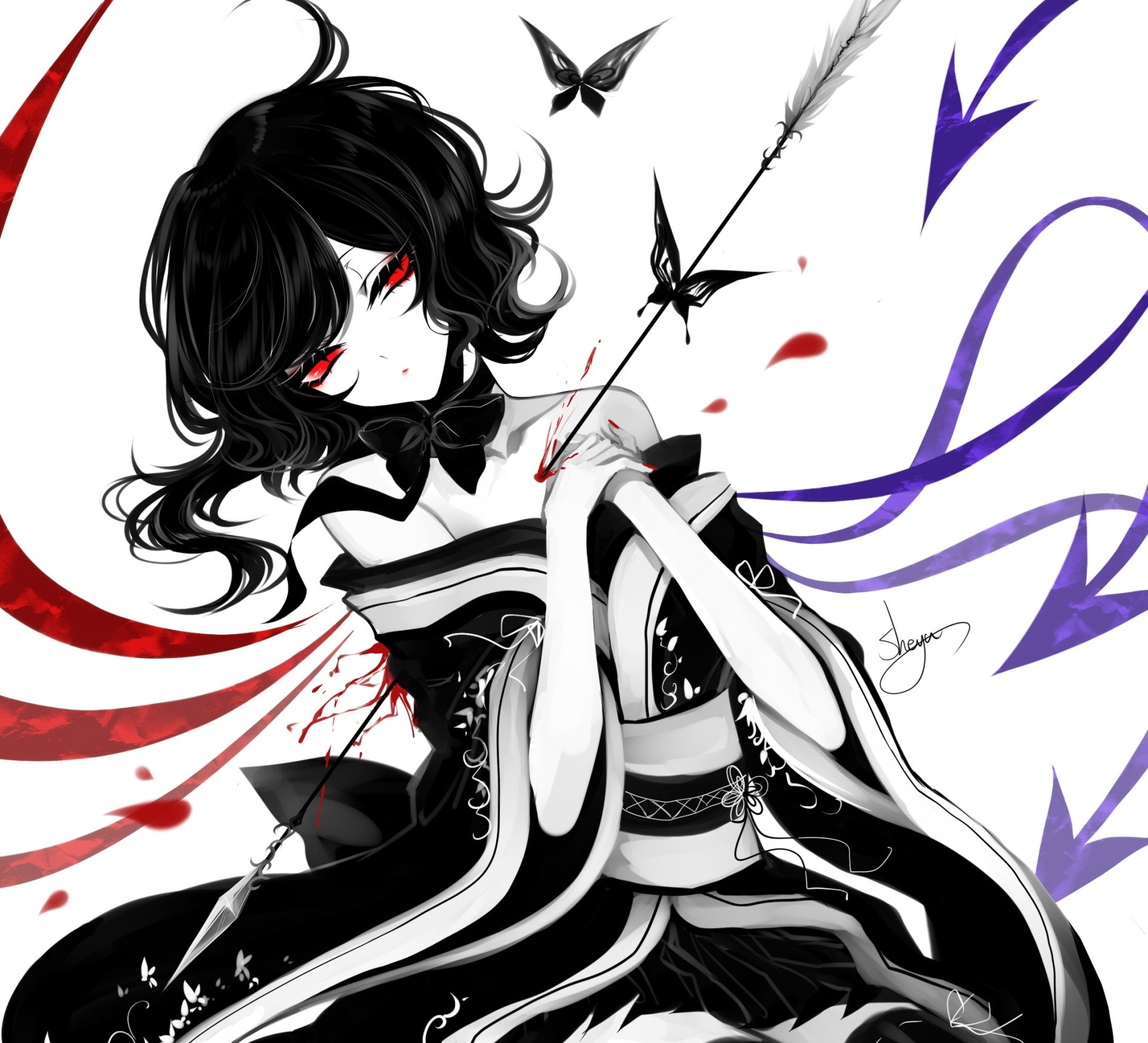 Download Nue Houjuu Anime Touhou HD Wallpaper by Sheya