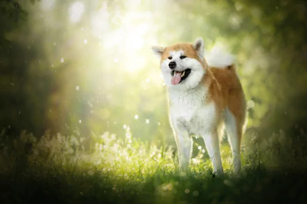 dog Animal akita HD Desktop Wallpaper | Background Image