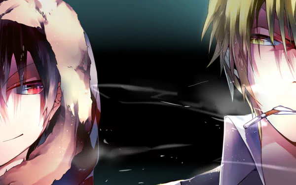 Shizuo Heiwajima Izaya Orihara cigarette Anime Durarara!! HD Desktop Wallpaper | Background Image
