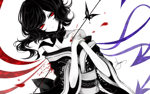Nue Houjuu Anime Touhou HD Desktop Wallpaper | Background Image
