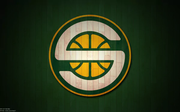  Seattle Supersonics Basketball team by Michael Tipton