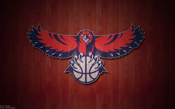  Atlanta Hawks Basketball team by Michael Tipton