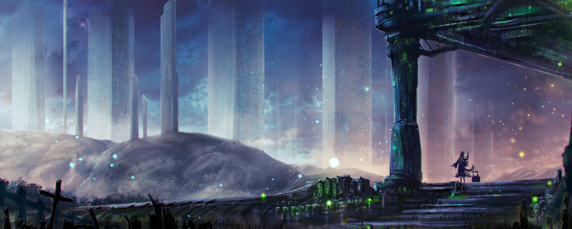 Download Anime Original HD Wallpaper by てんまそ