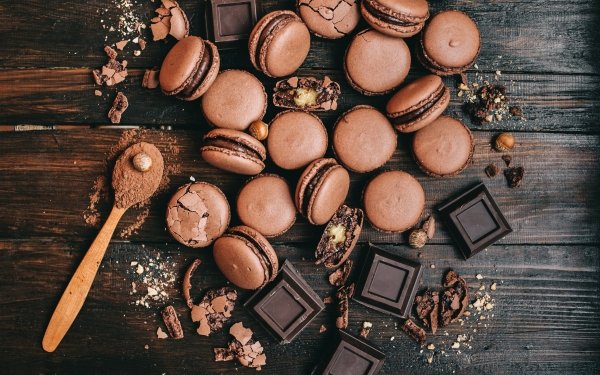 Food Macaron Still Life Sweets Chocolate HD Wallpaper | Background Image