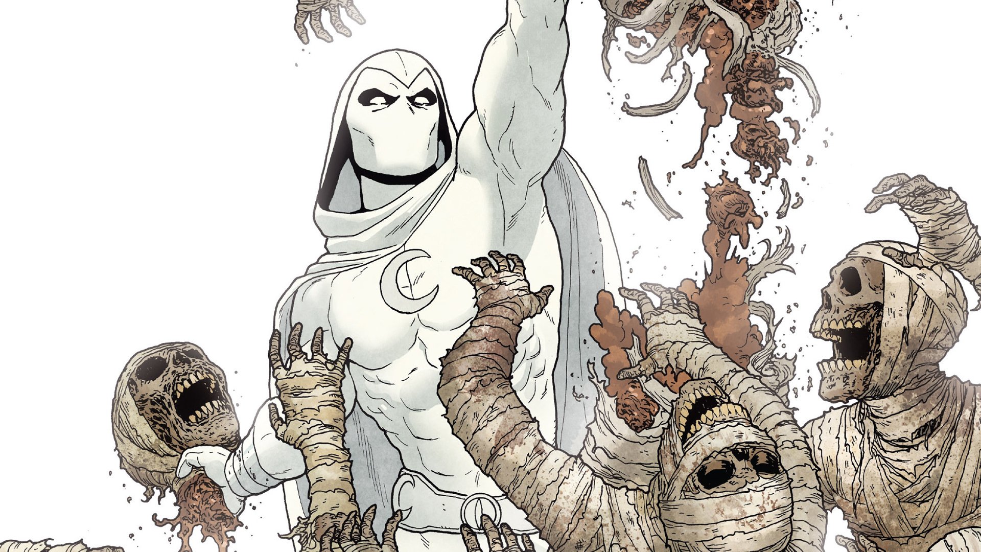 Download Mummy Comic Moon Knight HD Wallpaper