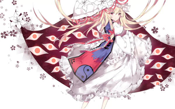 Yukari Yakumo Anime Touhou HD Desktop Wallpaper | Background Image