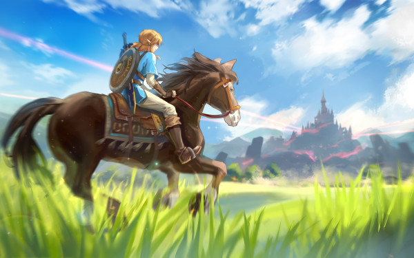 Video Game The Legend of Zelda: Breath of the Wild Zelda Link Horse HD Wallpaper | Background Image