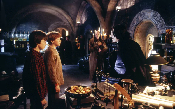 Ron Weasley Rupert Grint Harry Potter Daniel Radcliffe movie Harry Potter and the Chamber of Secrets HD Desktop Wallpaper | Background Image