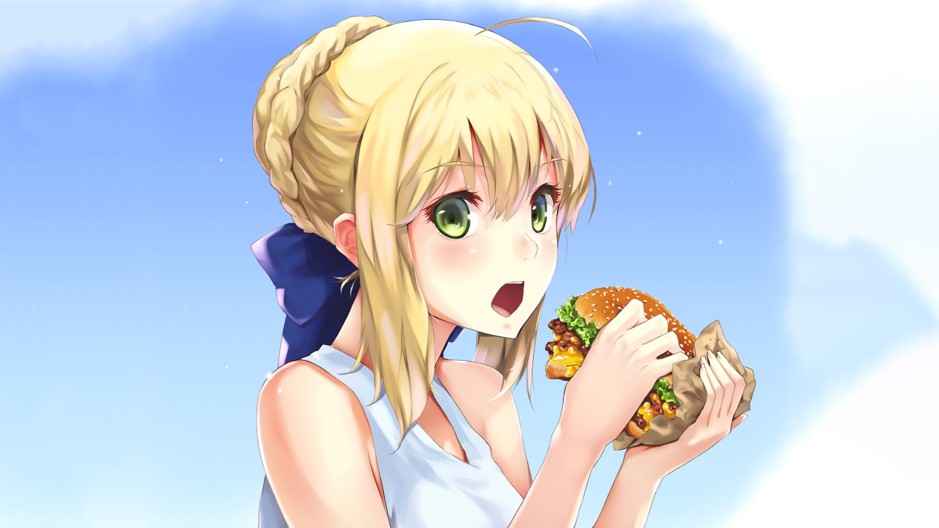 Download Saber (Fate Series) Anime Fate/Stay Night HD Wallpaper by EP