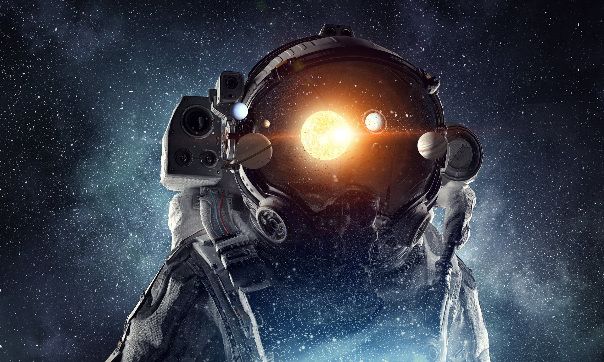 Download Sci Fi Astronaut 4k Ultra Hd Wallpaper 9198