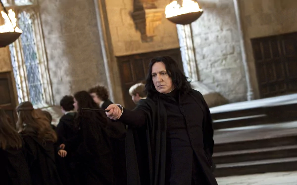 Severus Snape movie Harry Potter and the Deathly Hallows: Part 2 HD Desktop Wallpaper | Background Image