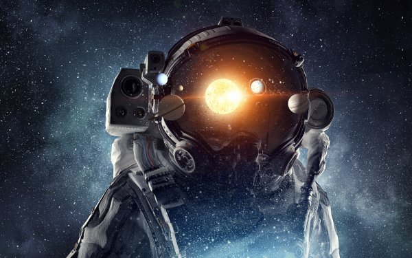 Sci Fi Astronaut HD Wallpaper | Background Image