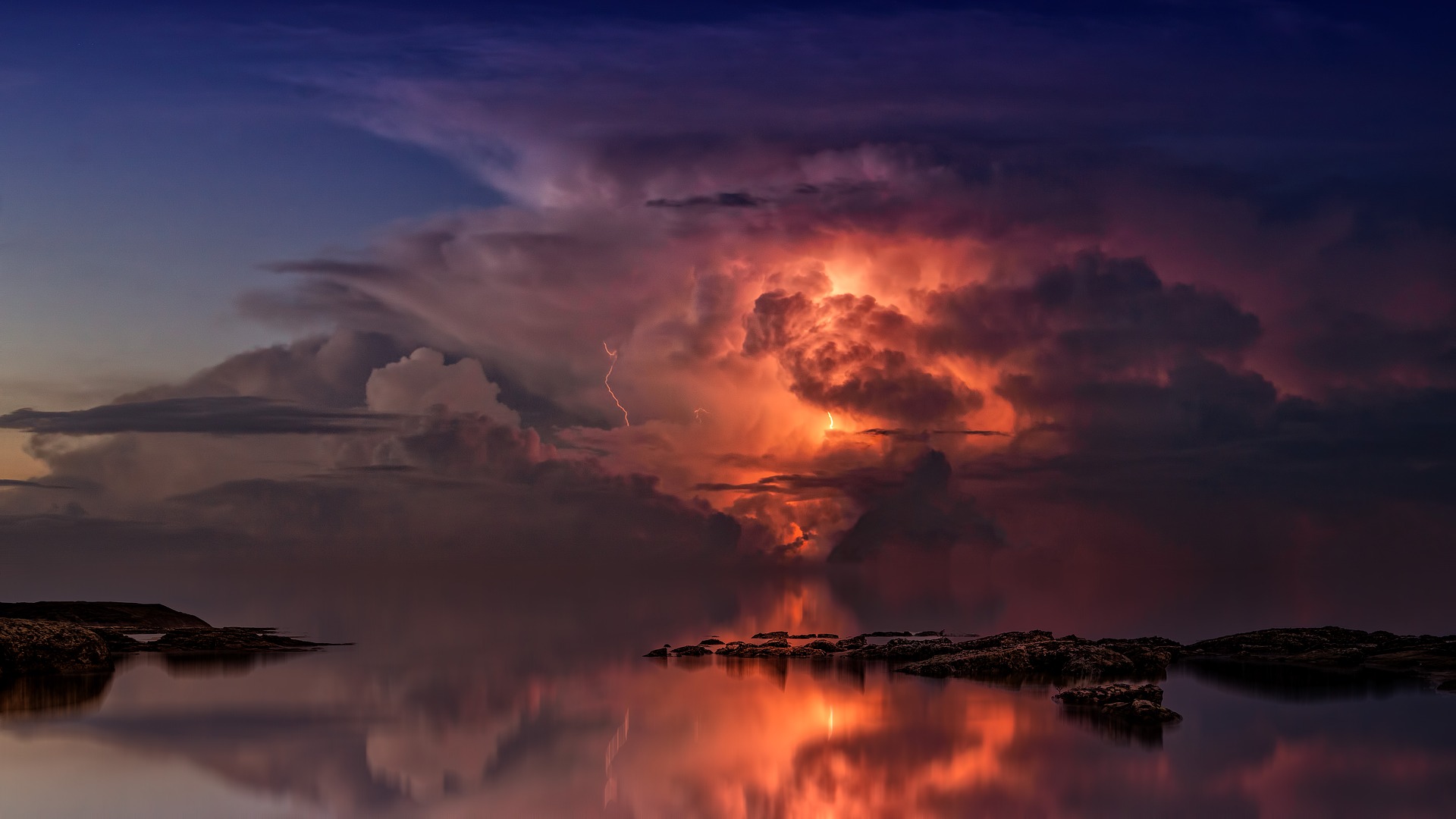 Storm Clouds over the Ocean by Johannes Plenio