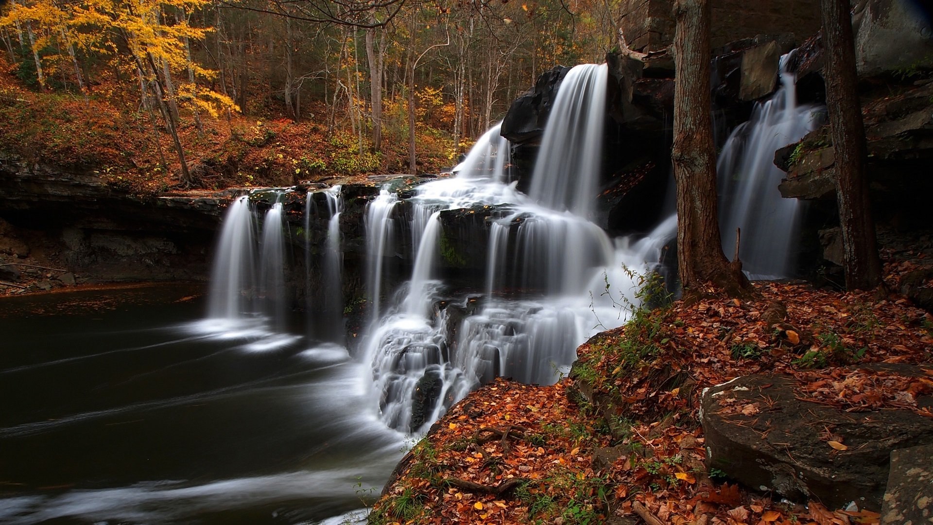 Nature Waterfall HD Wallpaper