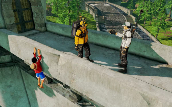 Monkey D. Luffy video game One Piece: World Seeker HD Desktop Wallpaper | Background Image