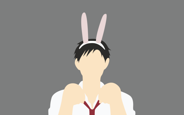 Anime Monthly Girls' Nozaki-kun Umetarou Nozaki Bunny Ears HD Wallpaper | Background Image
