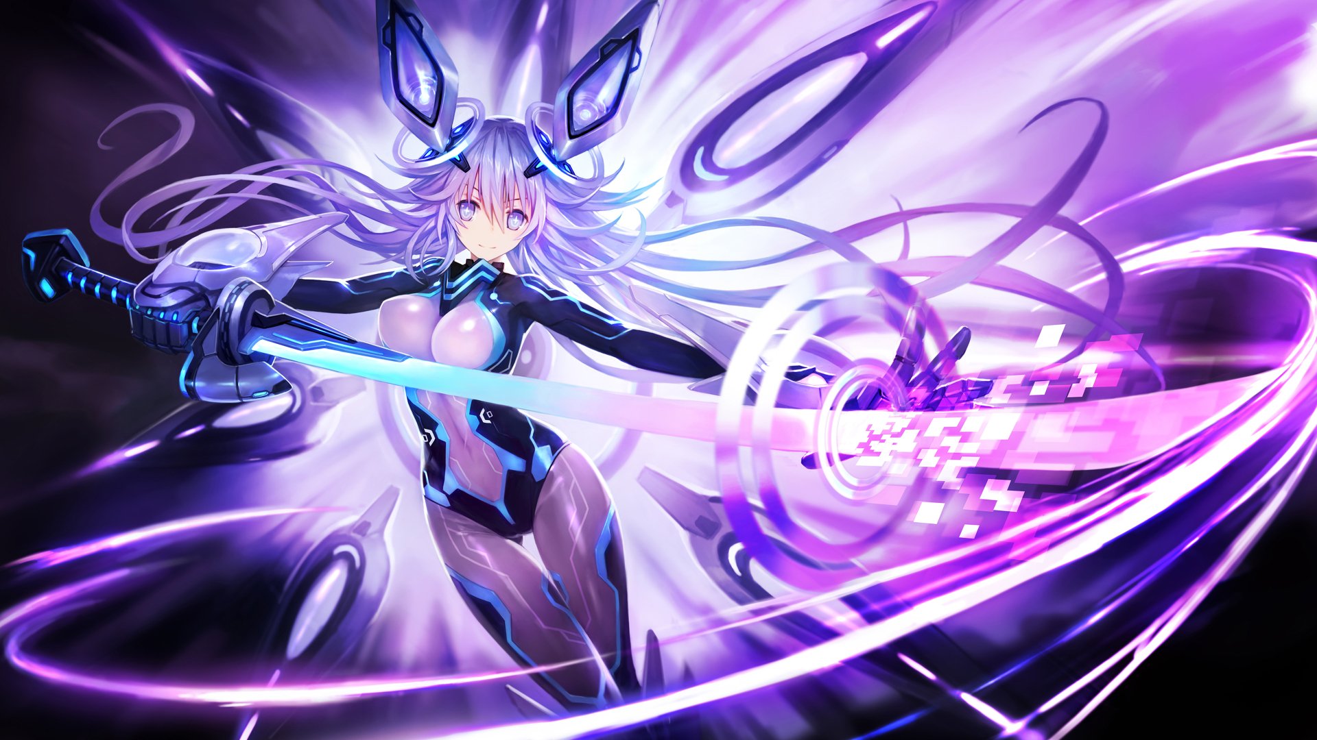 Hyperdimension Neptunia Purple Heart Wallpaper