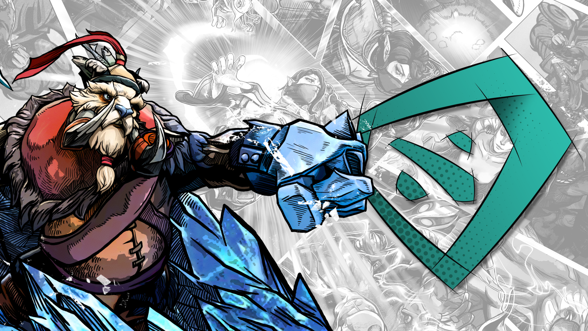 Download Tusk (DotA 2) Defense Of The Ancients Video Game DotA 2 HD Wallpaper