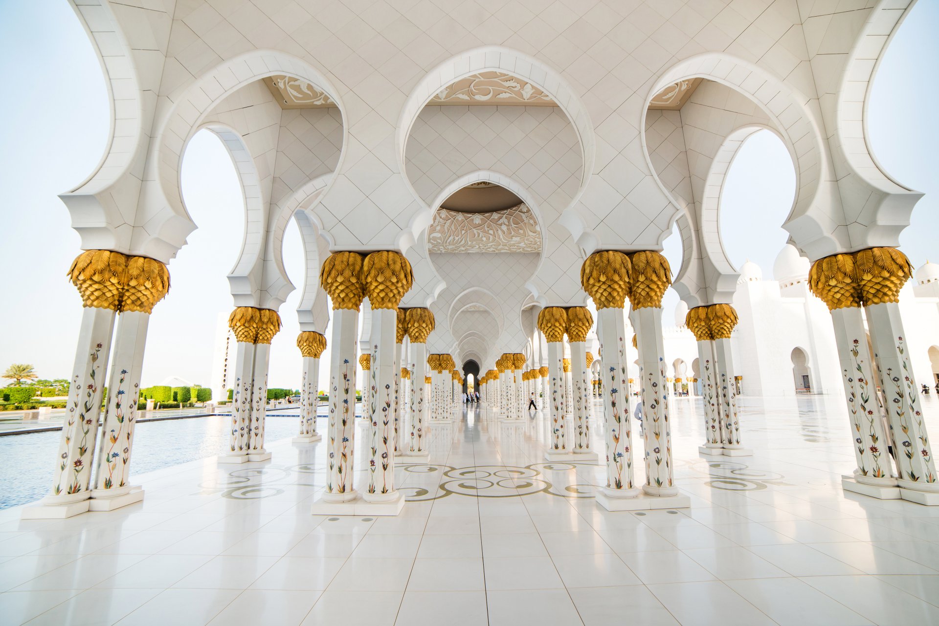 Download Religious Sheikh Zayed Grand Mosque 4k Ultra HD Wallpaper