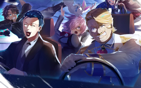 Sherlock Holmes (Fate/Grand Order) Mashu Kyrielight Leonardo da Vinci (Fate/Grand Order) Goldolf Musik Fujimaru Ritsuka (Male) Anime Fate/Grand Order HD Desktop Wallpaper | Background Image