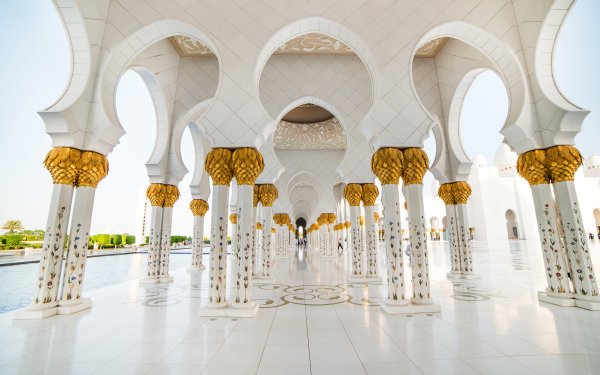Religious Sheikh Zayed Grand Mosque Mosques HD Wallpaper | Background Image