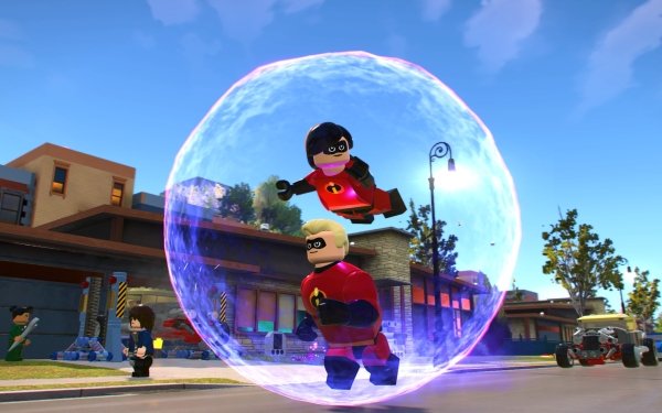 Video Game LEGO The Incredibles The Incredibles The Incredibles 2 Lego Mr. Incredible Violet Parr HD Wallpaper | Background Image
