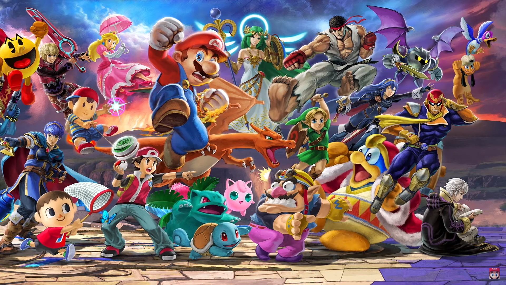 Wallpaper the game, characters, Super Smash Bros, Super Smash Bros Ultimate  for mobile and desktop, section игры, resolution 2096x1080 - download