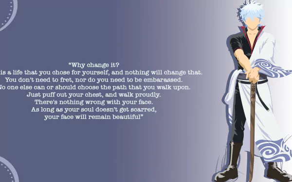 Gintoki Sakata Anime Gintama HD Desktop Wallpaper | Background Image