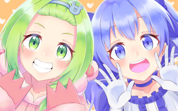 Chihiro Yuuki Kazaki Morinaka Anime Virtual Youtuber HD Desktop Wallpaper | Background Image