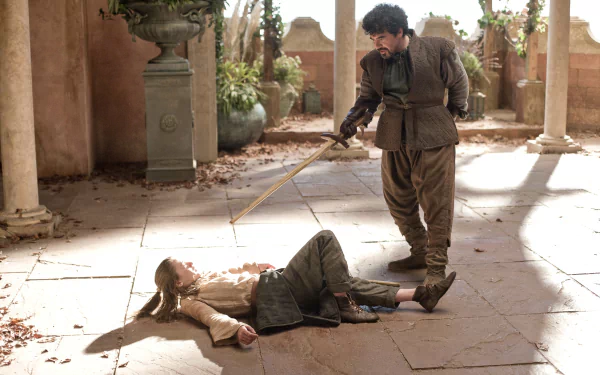 Miltos Yerolemou Maisie Williams Syrio Forel Arya Stark TV Show Game Of Thrones HD Desktop Wallpaper | Background Image