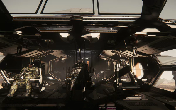 cockpit soldier armor Constellation (Star Citizen) video game Star Citizen HD Desktop Wallpaper | Background Image