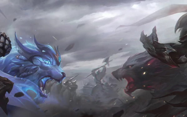 Garen (League Of Legends) Darius (League Of Legends) warrior video game League Of Legends HD Desktop Wallpaper | Background Image