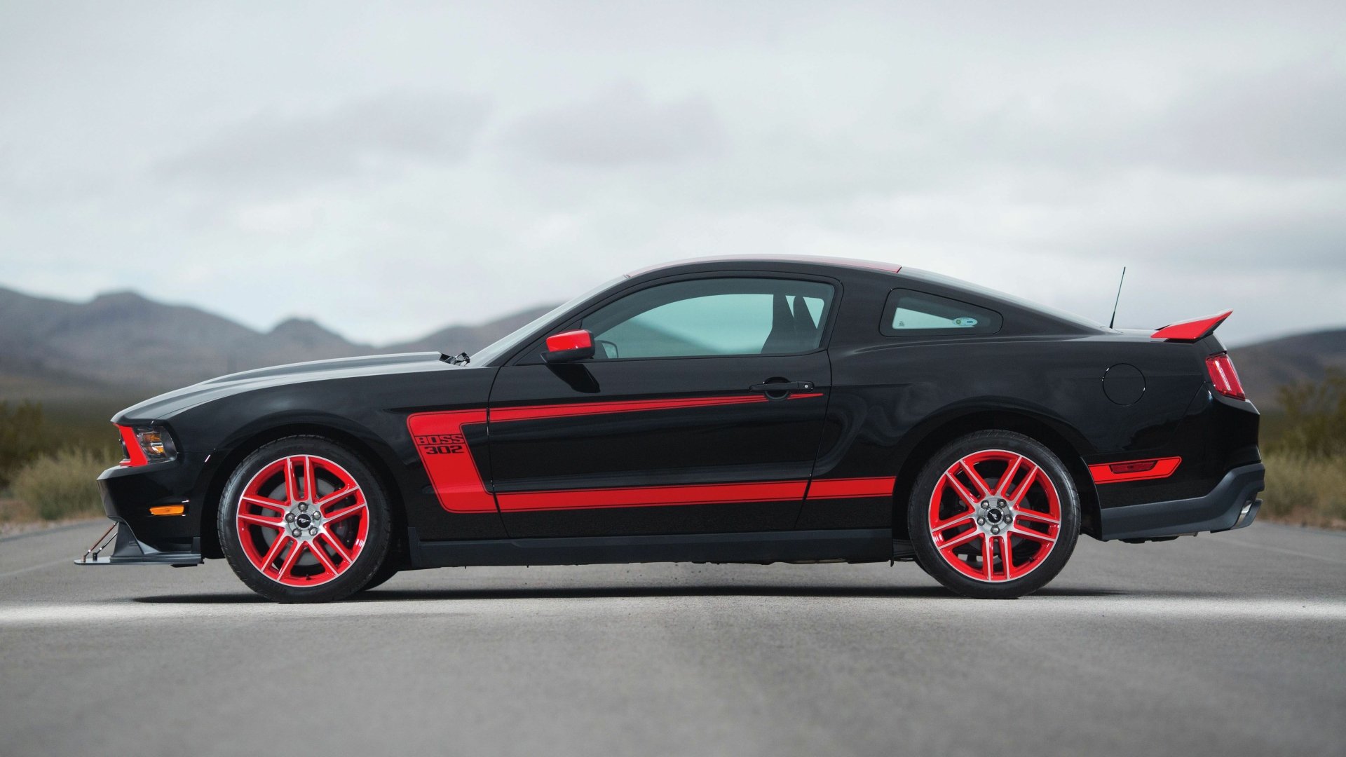 Download Car Black Car Muscle Car Vehicle Ford Mustang Boss 302 4k