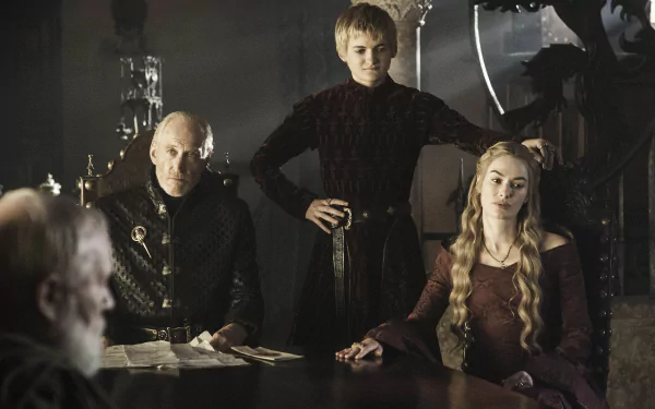 Lena Headey Jack Gleeson Charles Dance Cersei Lannister Joffrey Baratheon Tywin Lannister TV Show Game Of Thrones HD Desktop Wallpaper | Background Image