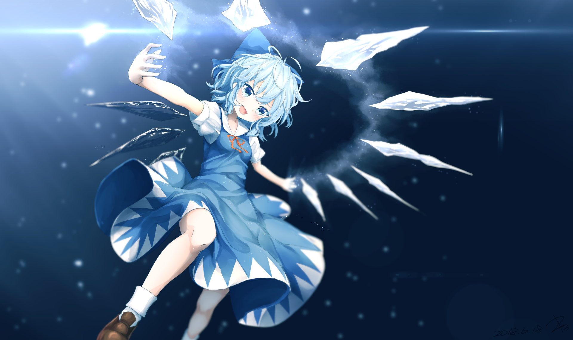 Download Cirno Touhou Anime Touhou Hd Wallpaper By キ サ ム