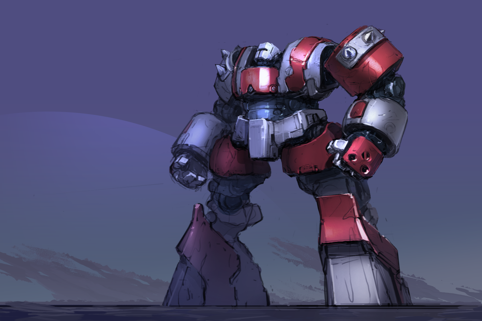 Download Sci Fi Robot HD Wallpaper by ksenolog