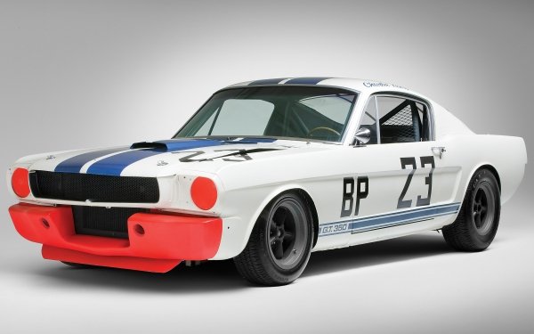 Vehicles Shelby Mustang GT 350 Ford Shelby Mustang GT350 Fastback Muscle Car Race Car White Car Car HD Wallpaper | Background Image
