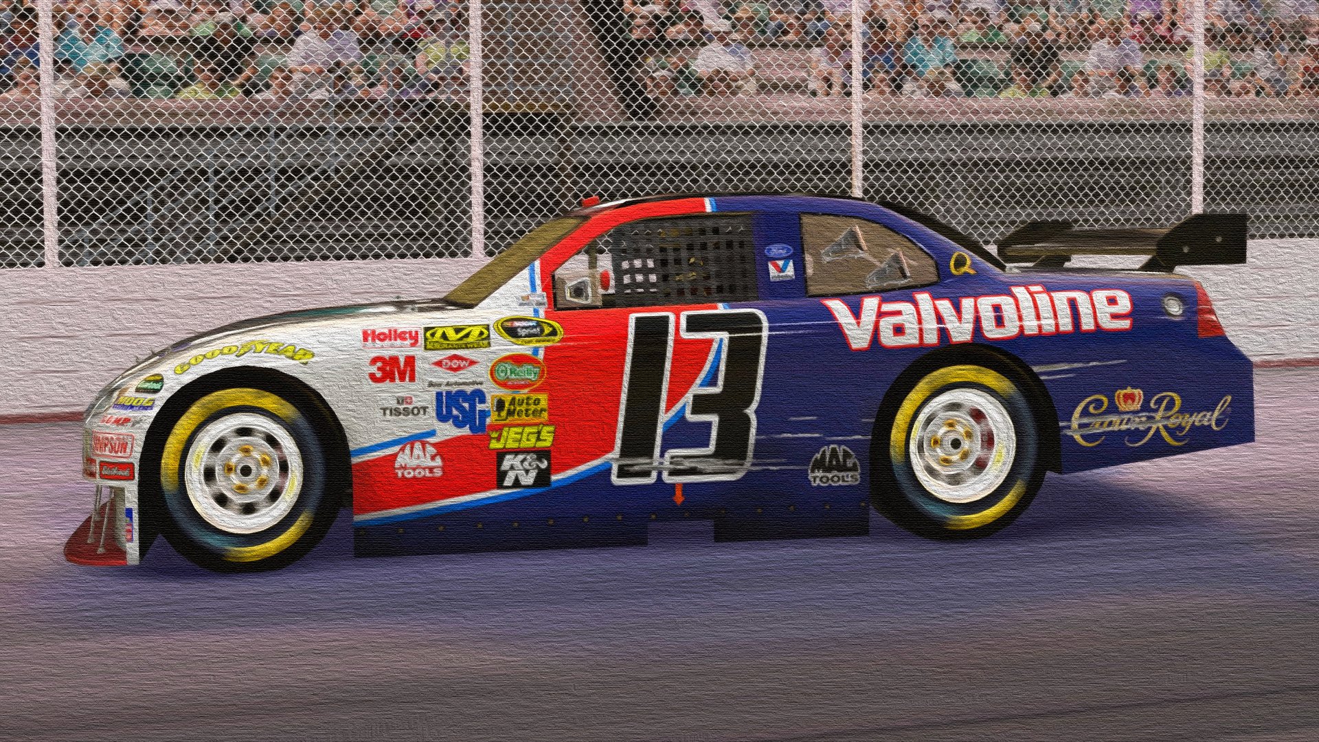 NASCAR - Painting by Manufan63