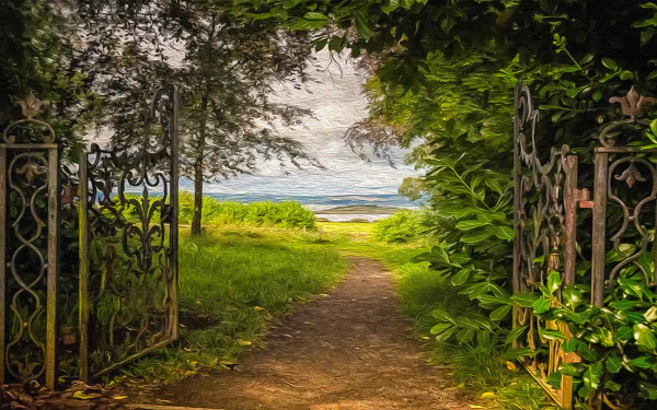  Gates - Oil on Canvas